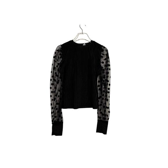 Unbranded Puff Sleeve Top in Black Size Medium - Picture 4 of 5